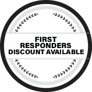 First Responder Discount Available badge